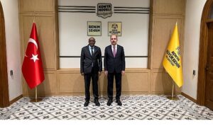 Cibuti Cumhuriyeti Ankara Büyükelçisi Abdillahi, Başkan Altay’ı Ziyaret Etti