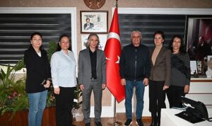 Göynük Ortaokulu’ndan Başkan Topaloğlu’na ziyaret