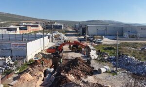 Karaosmanoğlu Sanayi Sitesi’nin Çeyrek Asırlık Altyapısı Çilesi Son Buluyor