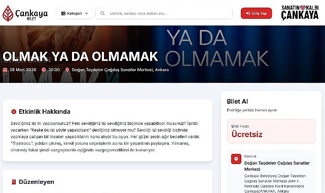 Çankaya Belediyesi’nin Elektronik Bilet Uygulaması Başladı