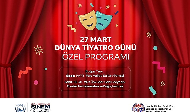 Üsküdar’da Dünya Tiyatro Günü’ne Özel Söyleşi
