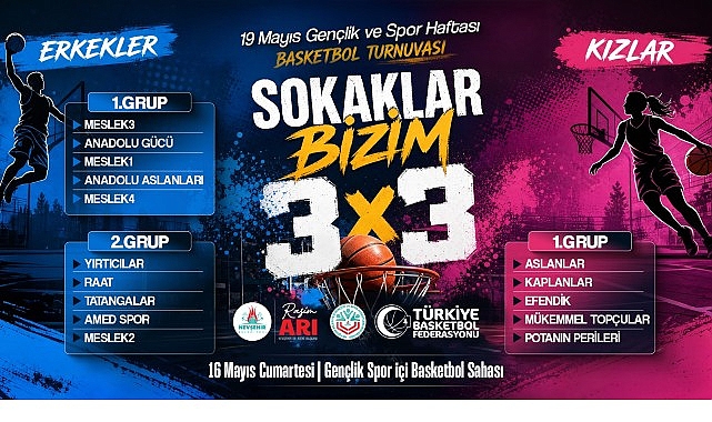 19 Mayıs Gençlik Haftası’nda Pota Heyecanı Sokağa Taştı