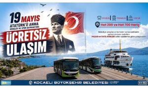 19 Mayıs’ta toplu taşıma ücretsiz