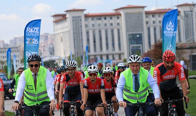 Ankara Rize Günleri’nde Pedallar Hareketli Yaşam İçin Çevrildi