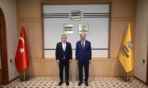 Bakan Bak ve AK Parti Genel Başkan Yardımcısı Büyükgümüş, Başkan Altay’ı Ziyaret Etti