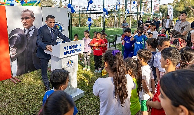 Başkan Özyiğit, ‘Halı Saha’ sözünü tuttu