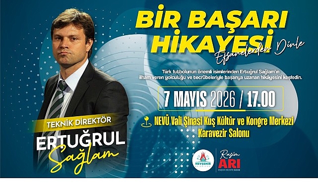 “Bir Başarı Hikâyesi” Söyleşisinde Ertuğrul Sağlam’ı Ağırlayacağız