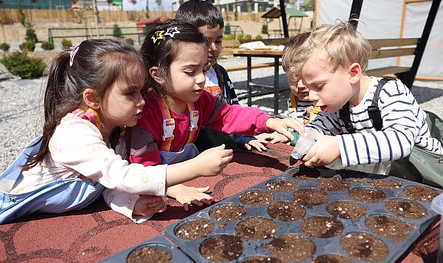Çankaya’nın Minik Bahçıvanları Görev Başında