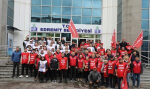 Edremit’te 1 Mayıs coşkuyla kutlandı