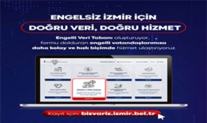 Engelsiz İzmir için “Engelli Veri Tabanı”