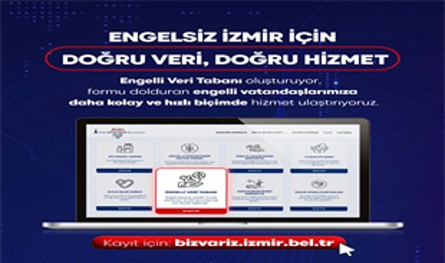 Engelsiz İzmir için “Engelli Veri Tabanı”