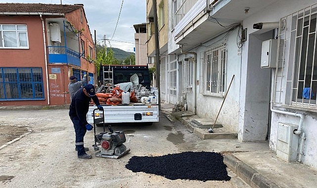 Gemlik Belediyesi Acil Müdahale Ekibi Sahada