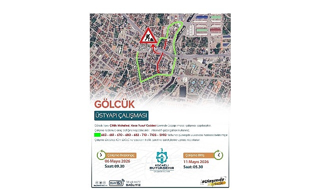 Gölcük Koca Yusuf Caddesi’nde çalışma var