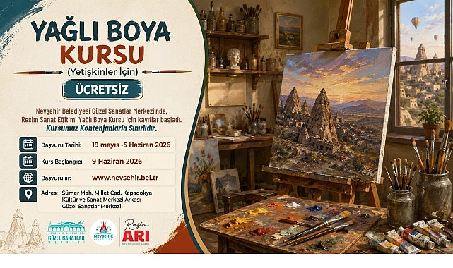 Güzel Sanatlar Merkezi’nde Yağlı Boya ve Kara Kalem Kurslarımız Başlıyor