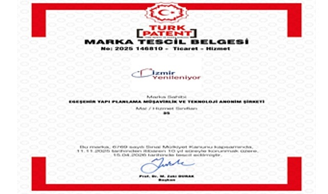 “İzmir Yenileniyor” markası tescillendi