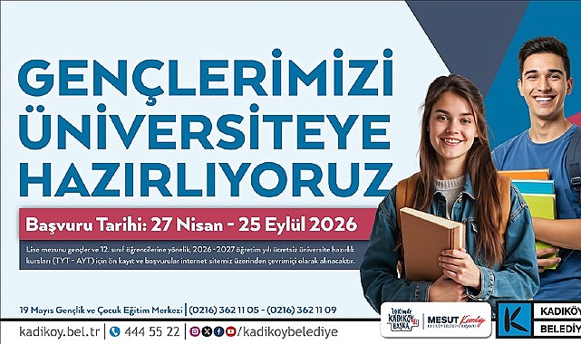 Kadıköy Belediyesi’nden Üniversiteye Hazırlık Kursu
