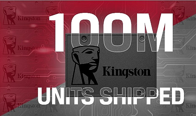 Kingston, Dünya Genelinde 100 Milyon A400 SATA SSD Sevkiyatını Aştı