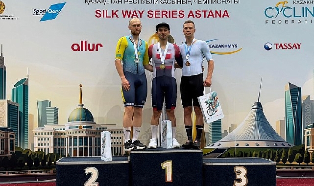 Milli bisikletçilerimizden Astana’da pist bisikleti yarışlarında altın ve gümüş madalya gururu