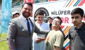 Nilüfer’de özel çocukların spor coşkusu