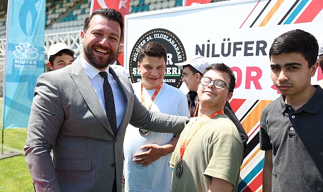 Nilüfer’de özel çocukların spor coşkusu
