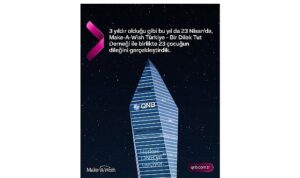 QNB Türkiye’den Dünya Dilek Günü’nde Anlamlı Farkındalık: Kristal Kule Maviye Büründü
