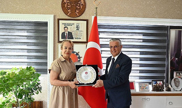 TKB Kemer Şube Başkanı Akdağ’dan Başkan Topaloğlu’na ziyaret