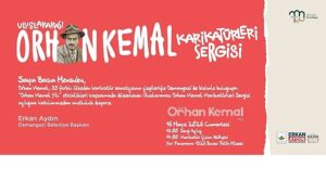 “Uluslararası Orhan Kemal Karikatürleri Sergisi” Sanatseverlerle Buluşuyor