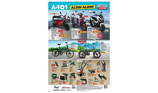 11 Haziran’da A101’de Elektrikli Mobilite Dikkat Çekiyor