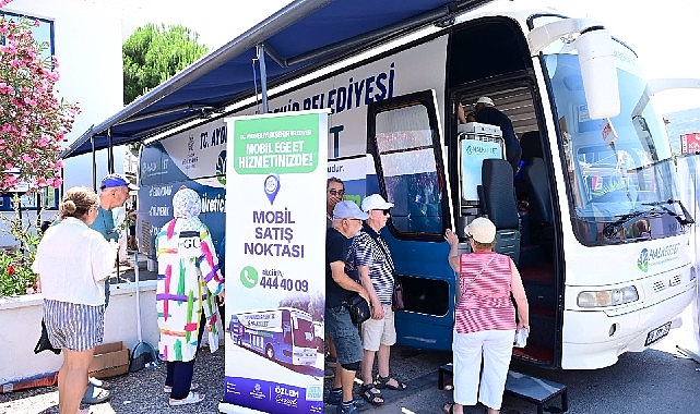 Aydın Büyükşehir Belediyesi Mobil Halk Ege Et aracına Didim’de yoğun ilgi