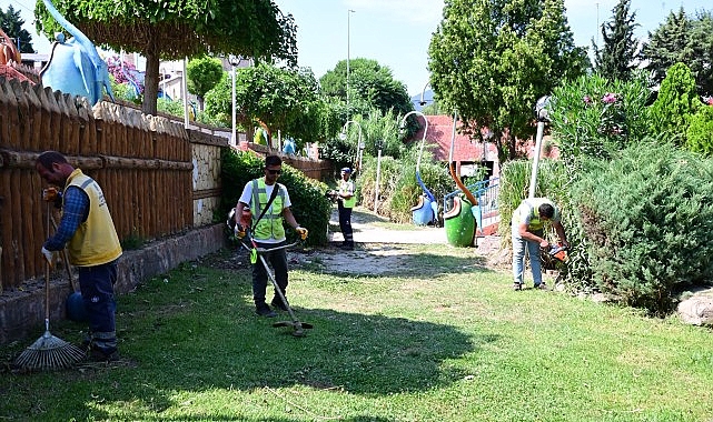 Aydın Büyükşehir Belediyesi’nden Söke’de Çevre Düzenleme ve Peyzaj Çalışması
