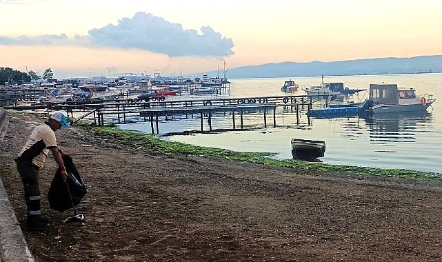 Başiskele sahili Büyükşehir’le hem temiz hem güvenli