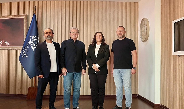 Başkan Çerçioğlu’na Aydın Manifaturacılar ve Tuhafiyeciler Esnaf Odası Başkanı Tavil’den Ziyaret
