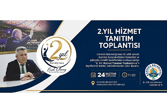 Başkan Erol Ölmez, 2 Yıllık Hizmet Dönemini Kamuoyuyla Paylaşacak