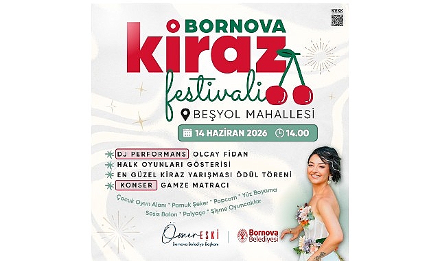 Bornova’da Kiraz Festivali Coşkusu Beşyol’u Saracak