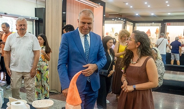 Çamurun sanata dönüştüğü sergi yoğun ilgi gördü