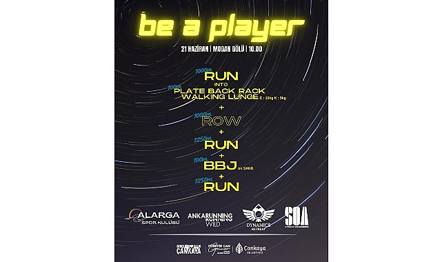 Çankaya’da “Be a Player Ankara” Spor Buluşması