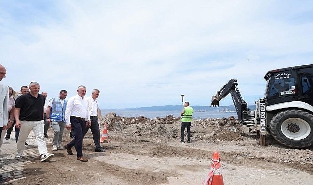 Değirmendere sahili yeni bir yüze kavuşuyor