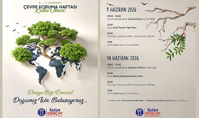 Didim Belediyesi’nden Çevre Koruma Haftası Etkinlikleri