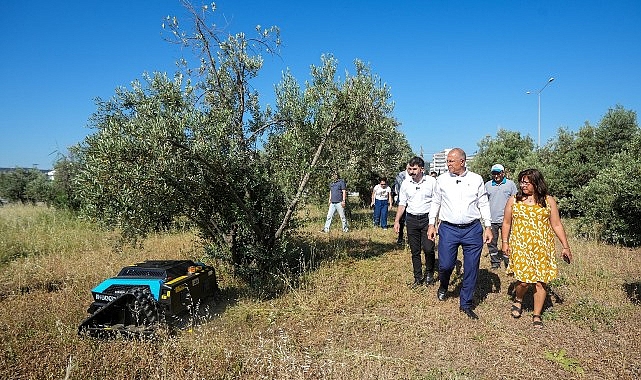Gaziemir’de yabani otlarla mücadelede teknoloji desteği