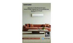 iF Design Award ödüllü Samsung Bespoke AI WindFree Pro klimada 6 yıl garanti ve 6 taksit avantajı