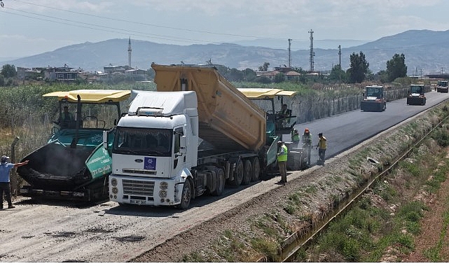 İncirliova’yı Muğla Bulvarı’na Bağlayacak Yolda Çalışmalar Sürüyor