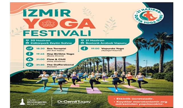 İzmir Yoga Festivali için iki günlük renkli program