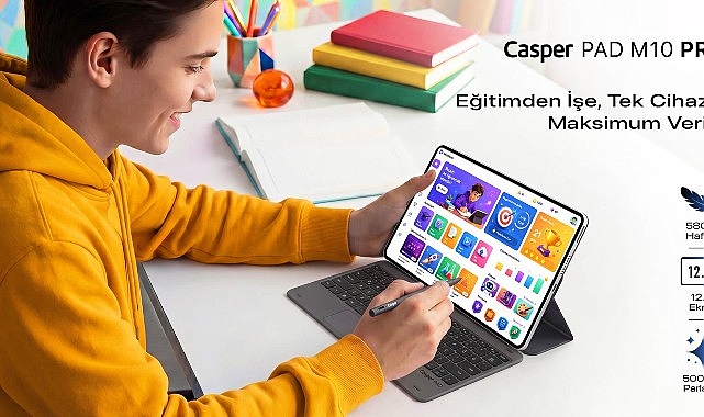 Kalem ve Klavye Kutudan Çıkıyor: Casper PAD M10 Pro ile Üretkenlik Tek Cihazda