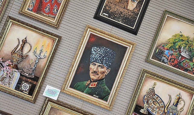 KEÇMEK Kursiyerlerinin Yıl Sonu Sergisi Açıldı