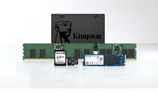 Kingston Yeni Nesil Uygulamalar için Design-In Bellek, Endüstriyel SSD ve Gömülü Çözüm Portföyünü Öne Çıkarıyor