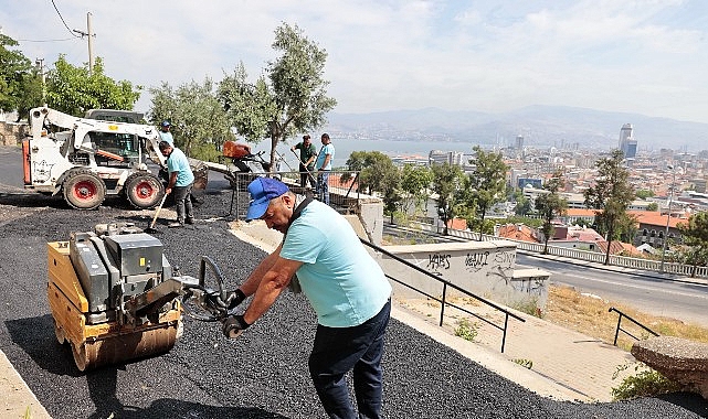 Konak’ta hummalı çalışma: 5 mahallede 24 sokak aynı anda yenileniyor