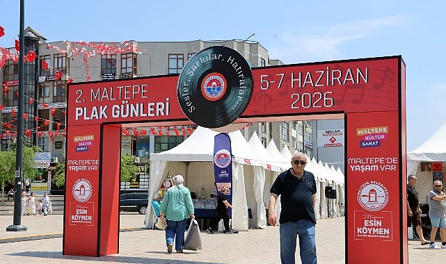 Maltepe’de nostalji rüzgârı: 2. Maltepe Plak Günleri başladı