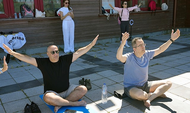 Maltepe’de yoga için buluştular