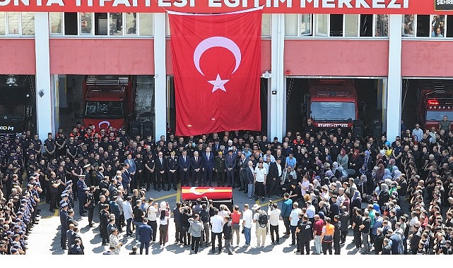 Şehit İtfaiye Erimiz Mehmet Tekeli Son Yolculuğuna Uğurlandı