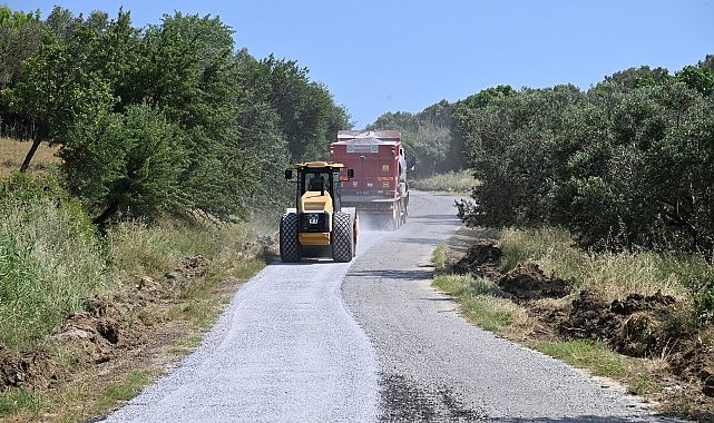 Tütenli ve İlyaslar’ı Bağlayan Yolda Asfalt Çalışmaları Başladı